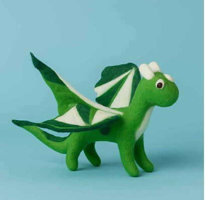 Felt Green Dragon
