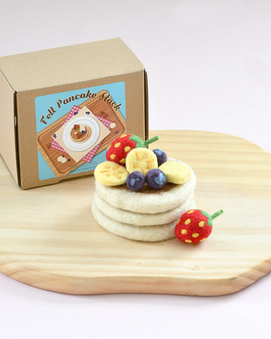 Pancake Stack & Fruit Set - Felt