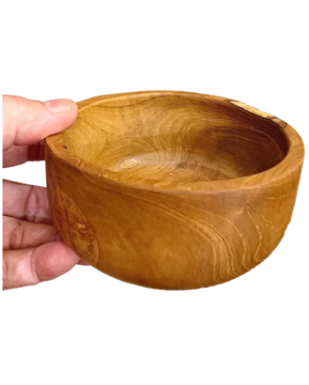 Wooden Pot Bowl - 1pc