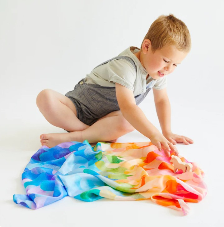 Rainbow Unicorn Playsilk