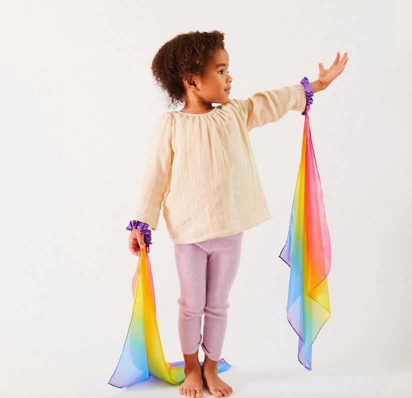 Rainbow Wrist Streamers 2pc