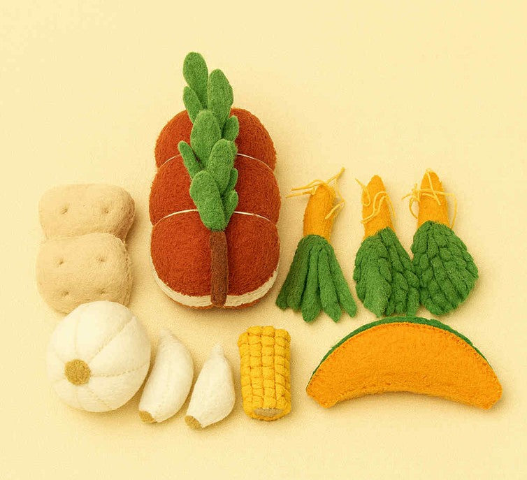 Roast Lamb & Veggie Set 14pc (Includes Tray)