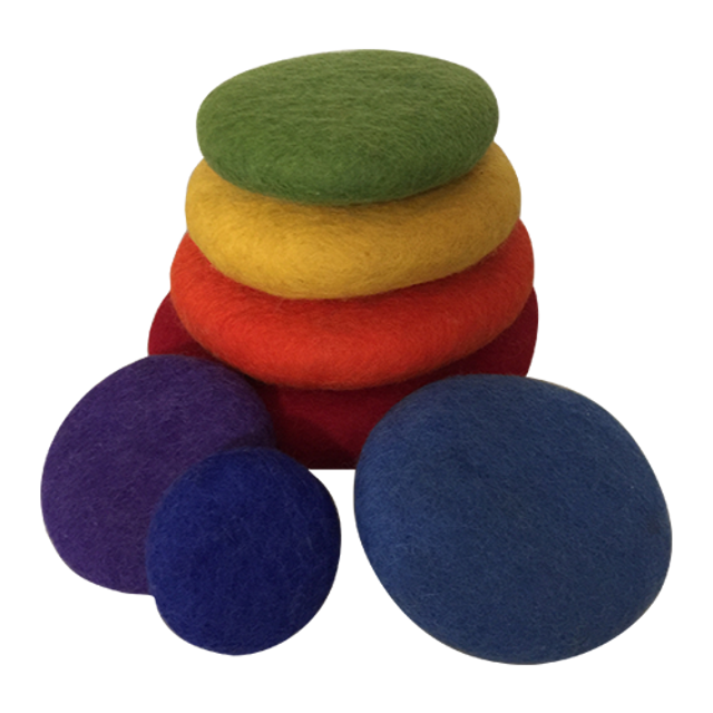 Felt Rainbow Stacking Set/7pc