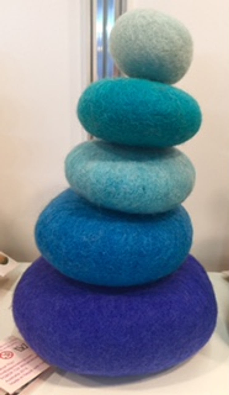 Felt Stacking Set/5pc Blue