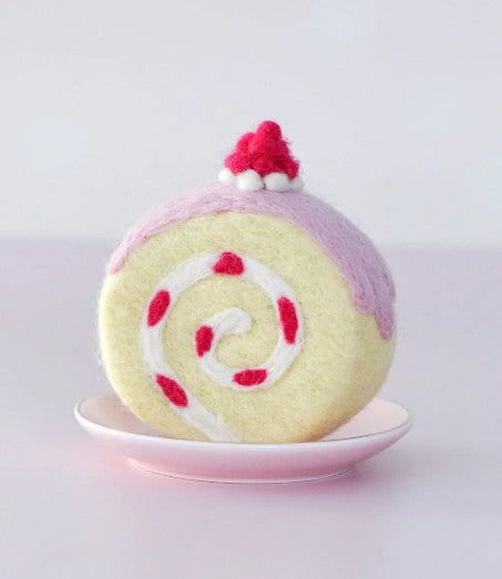 FELT - Strawberry Swiss Roll