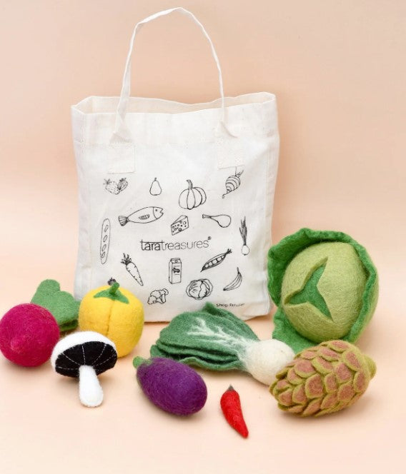 Play Foods - Vegetables (Bag included)