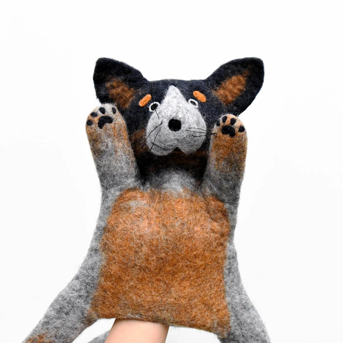 Blue Heeler - Australian Cattle Dog - Hand Puppet