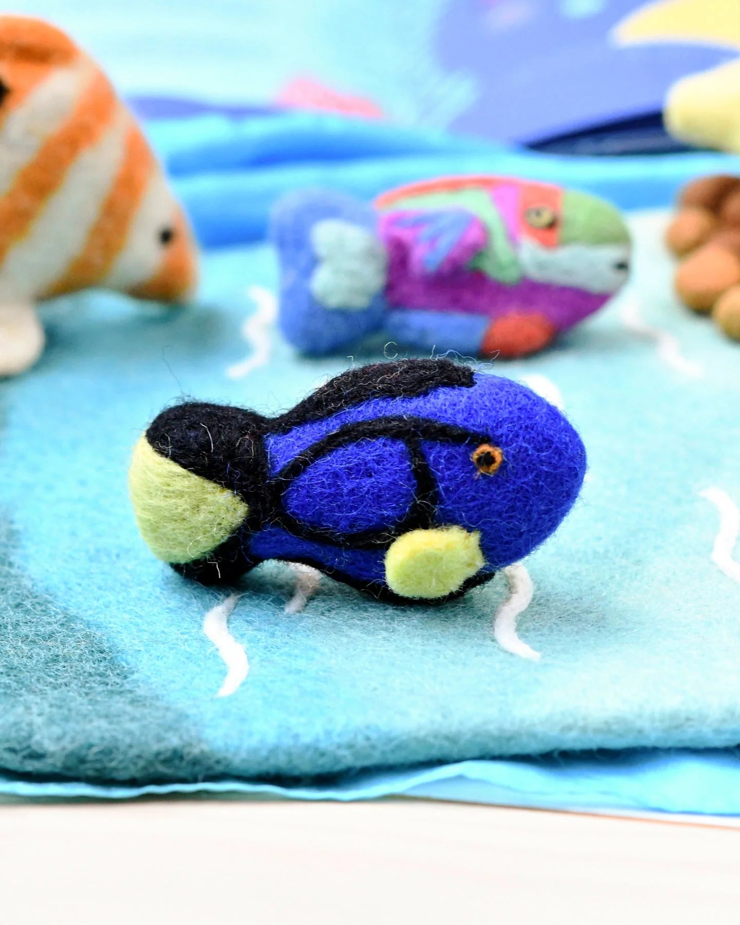 Blue Tang Fish Felt