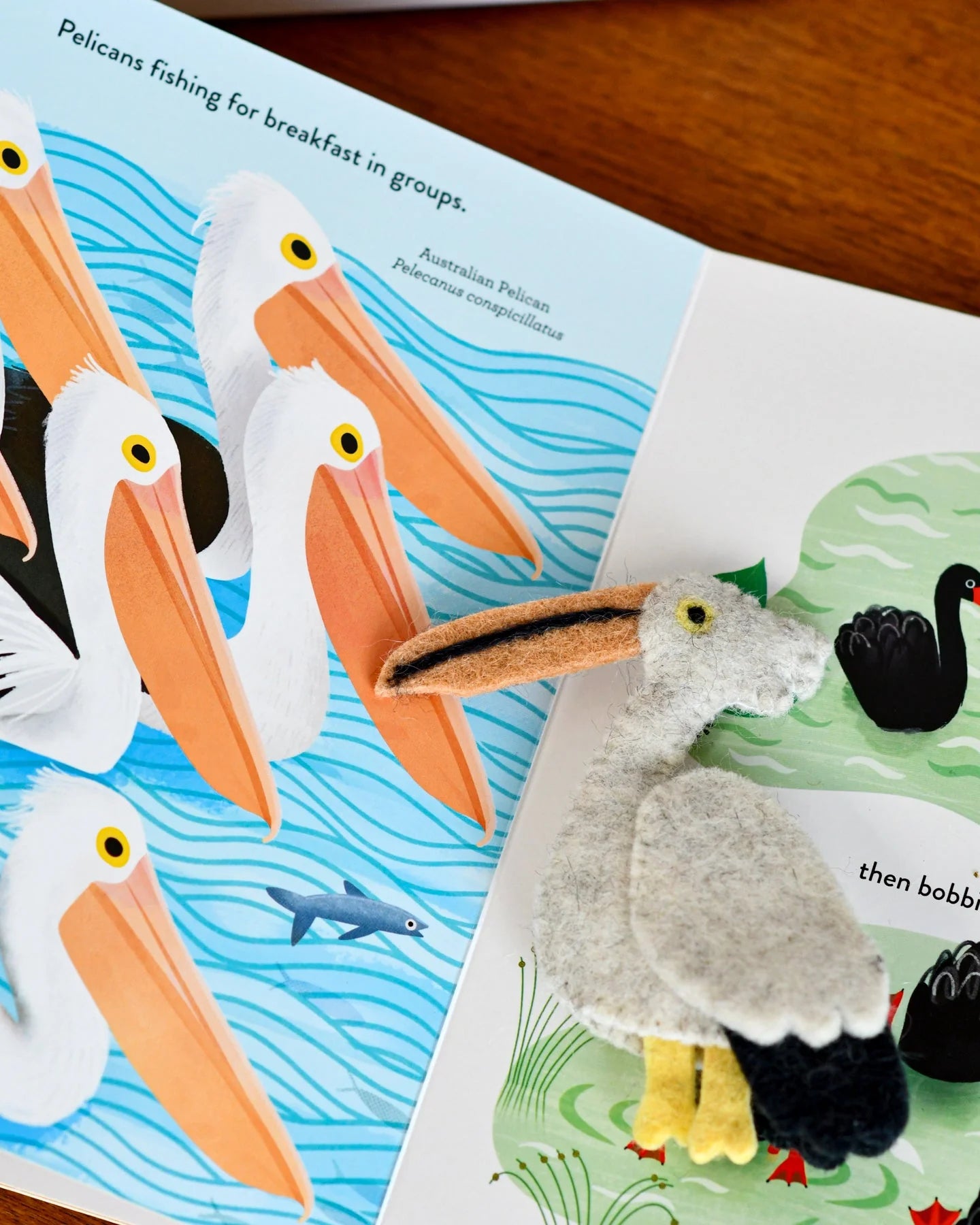 Busy Beaks Finger Puppets and Book