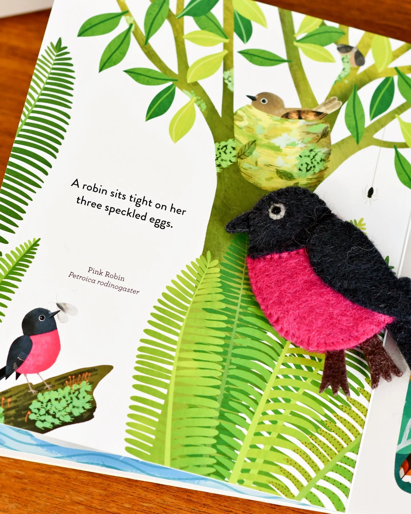 Busy Beaks Finger Puppets and Book