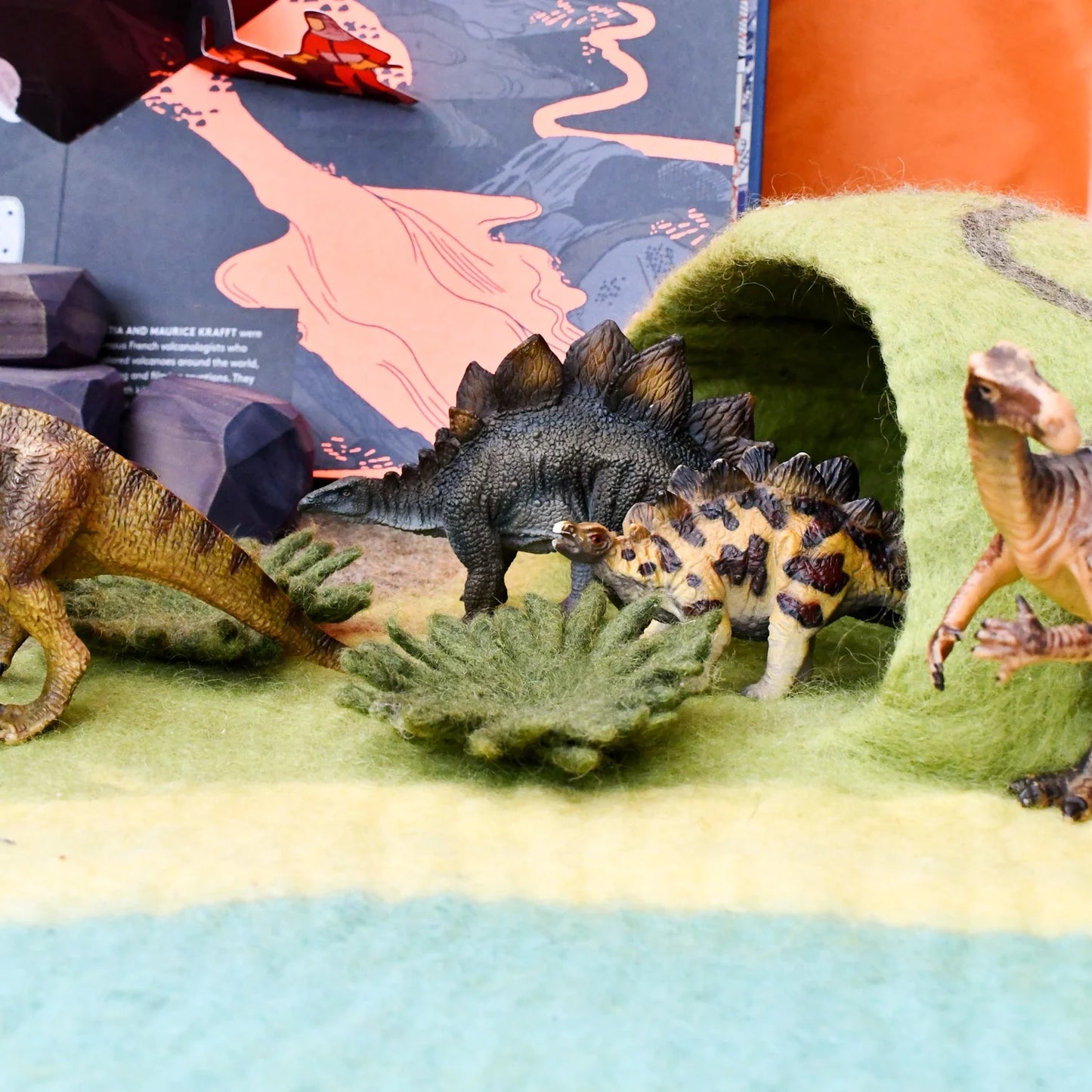 Dinosaur Play Mat Large - Felt