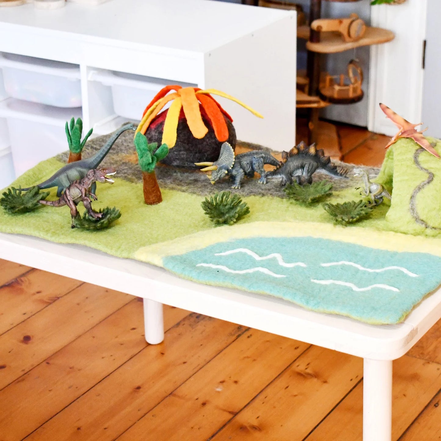 Dinosaur Play Mat Large - Felt