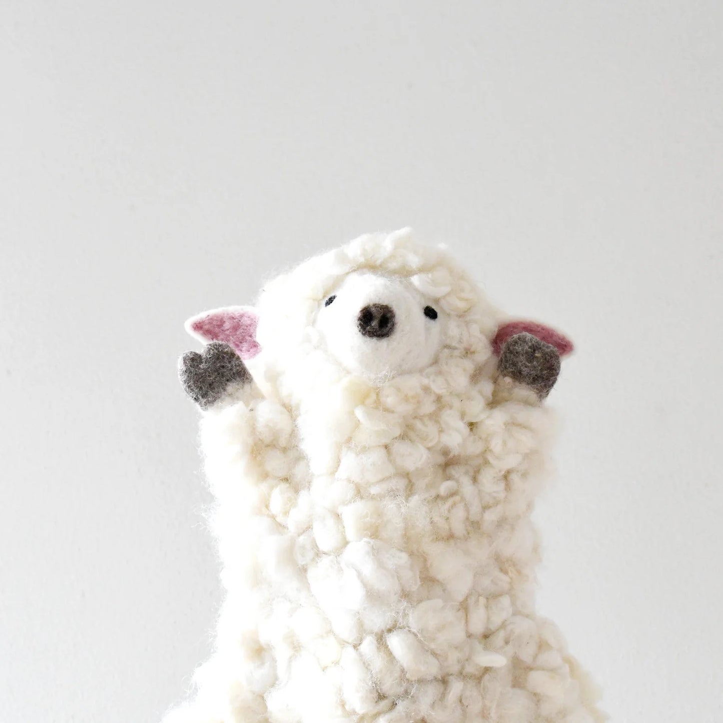 Fluffy Lamb - Hand Puppet