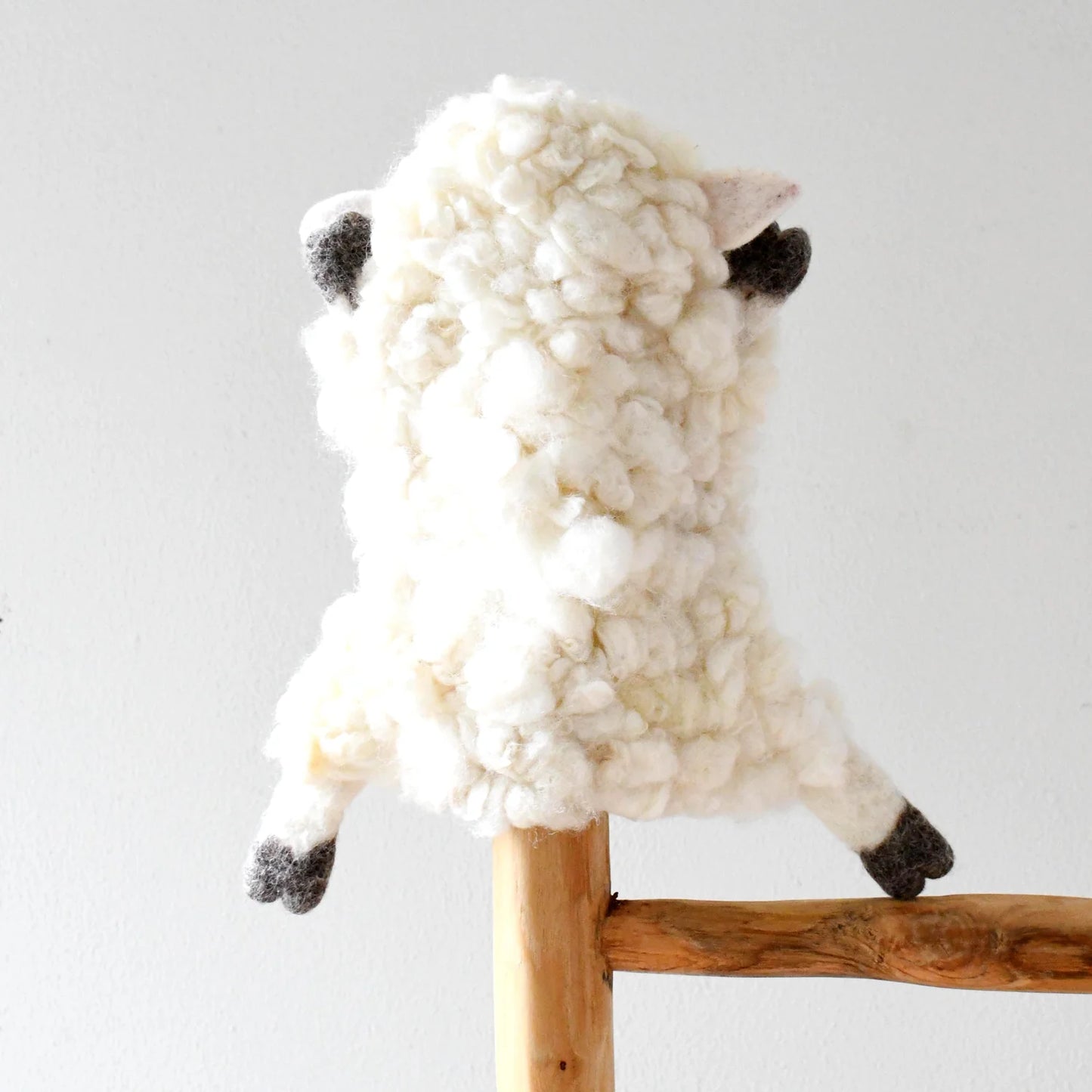 Fluffy Lamb - Hand Puppet