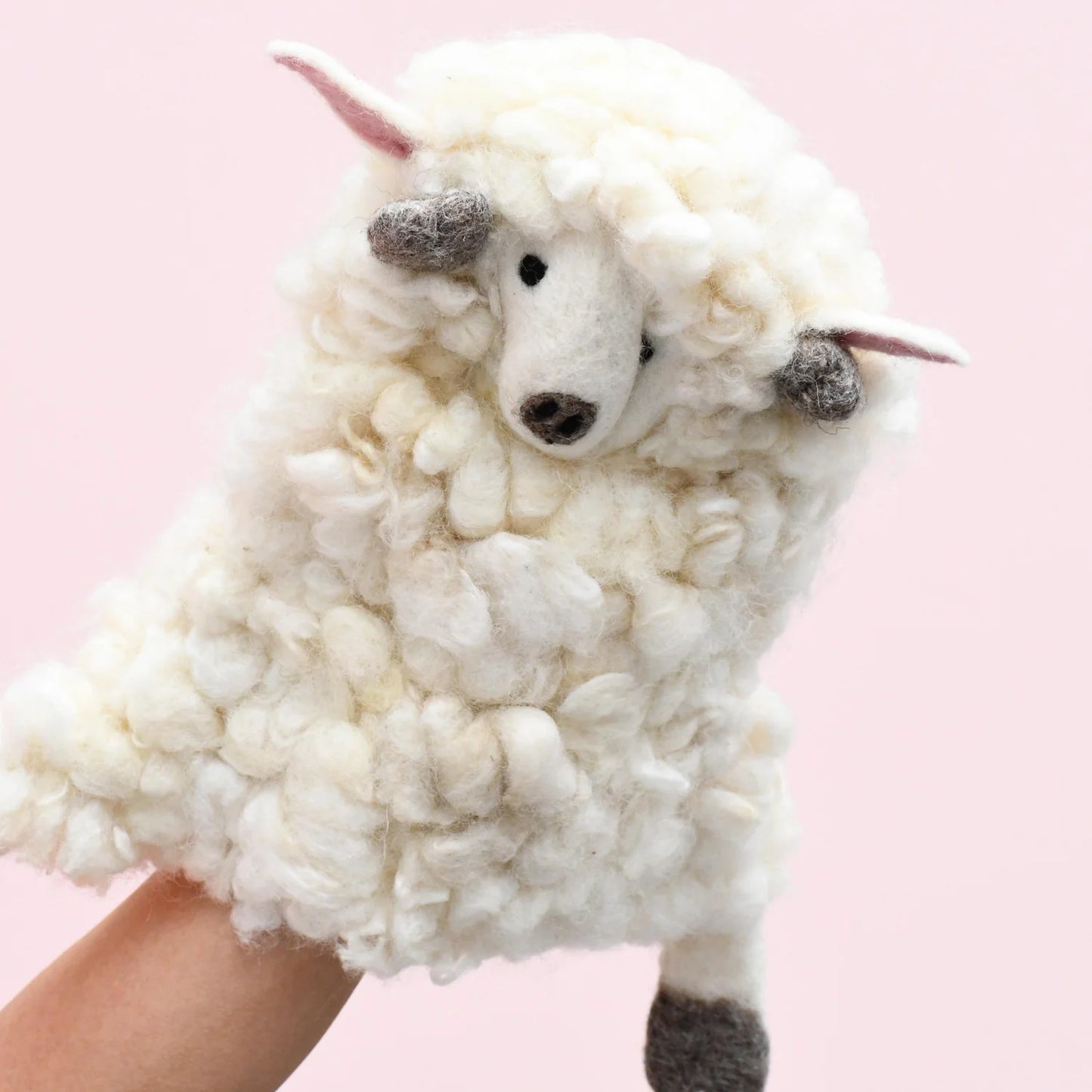 Fluffy Lamb - Hand Puppet