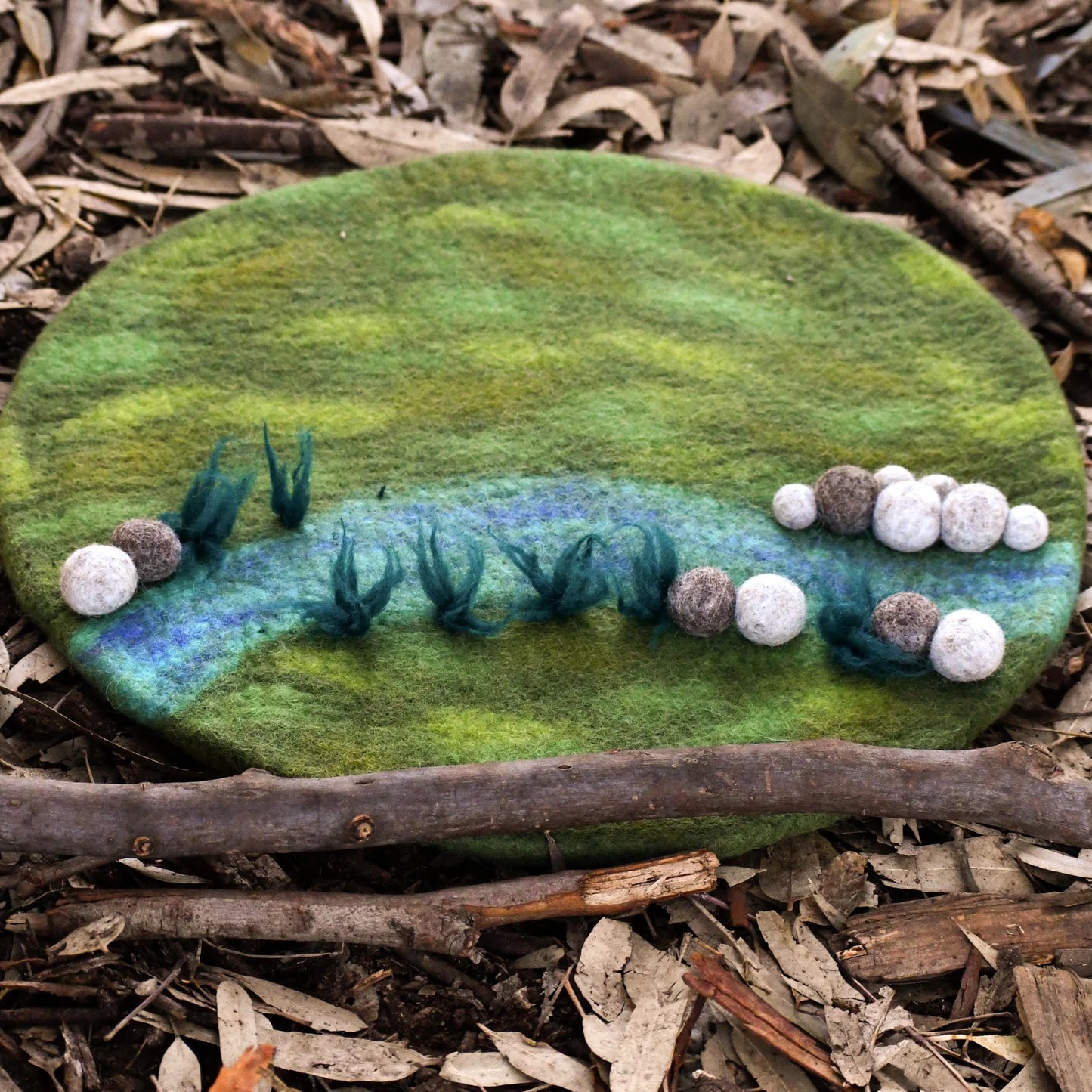 River Round Play Mat - Felt