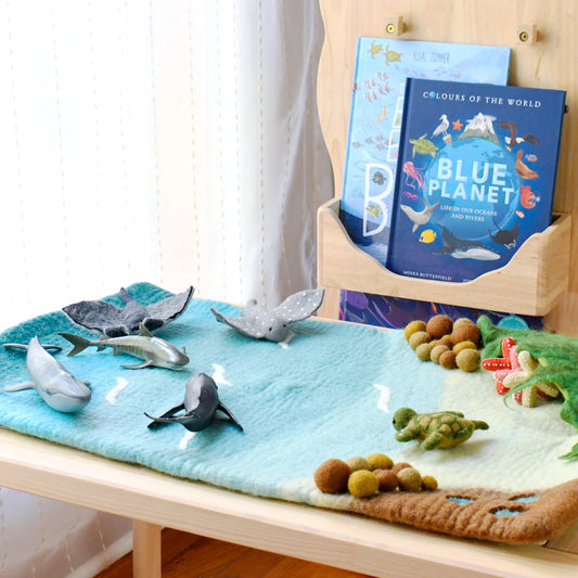 Sea & Rockpool Play Mat Large - Felt