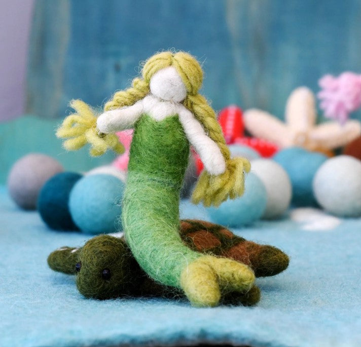 Waldorf Mermaid - Green Hair