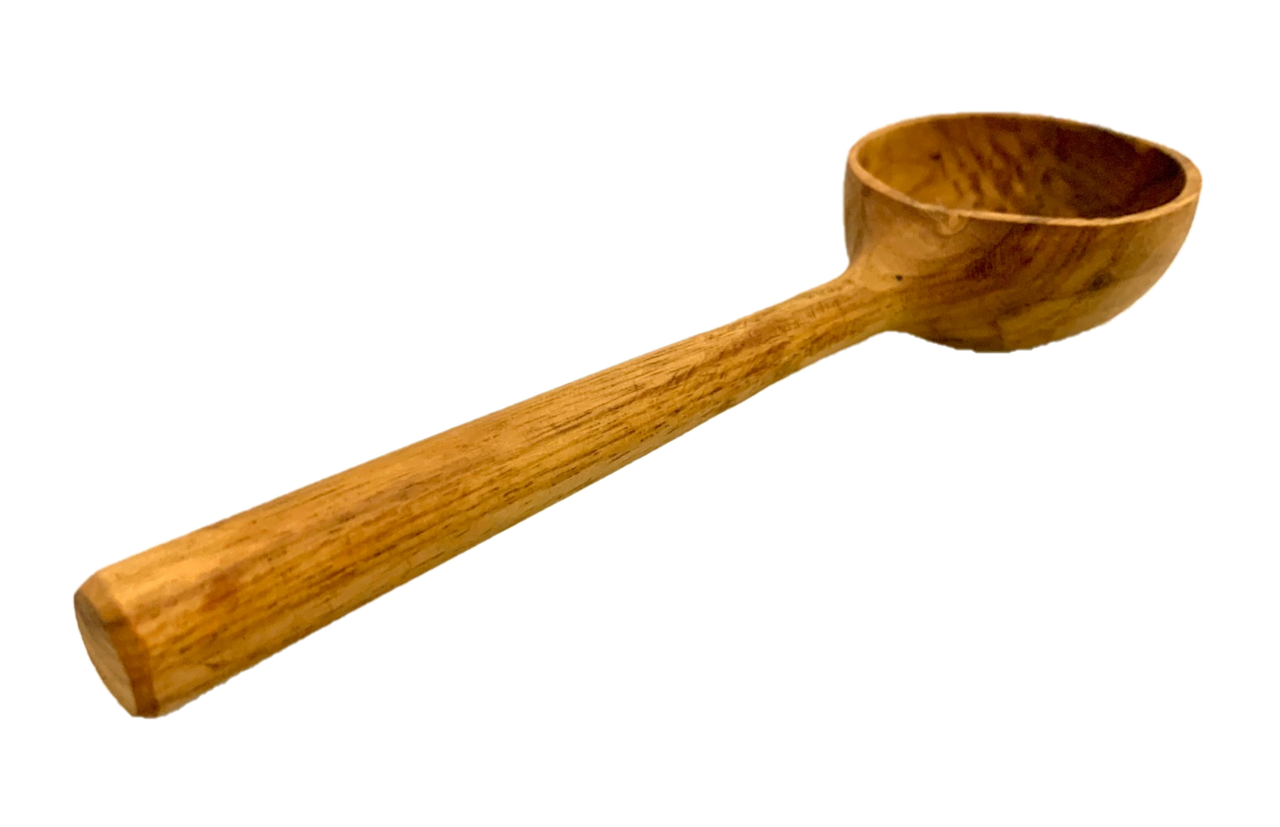 Teak Full Moon Scoop Spoon - 1pc