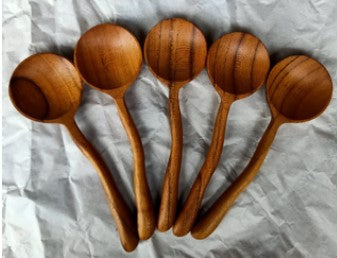 Teak Moon Spoons - 1pc