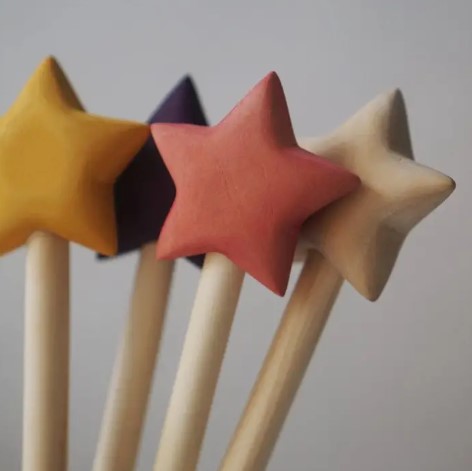 Wooden Star Wand