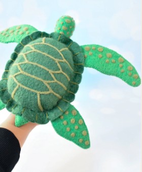 Waru the Sea Turtle Hand Puppet