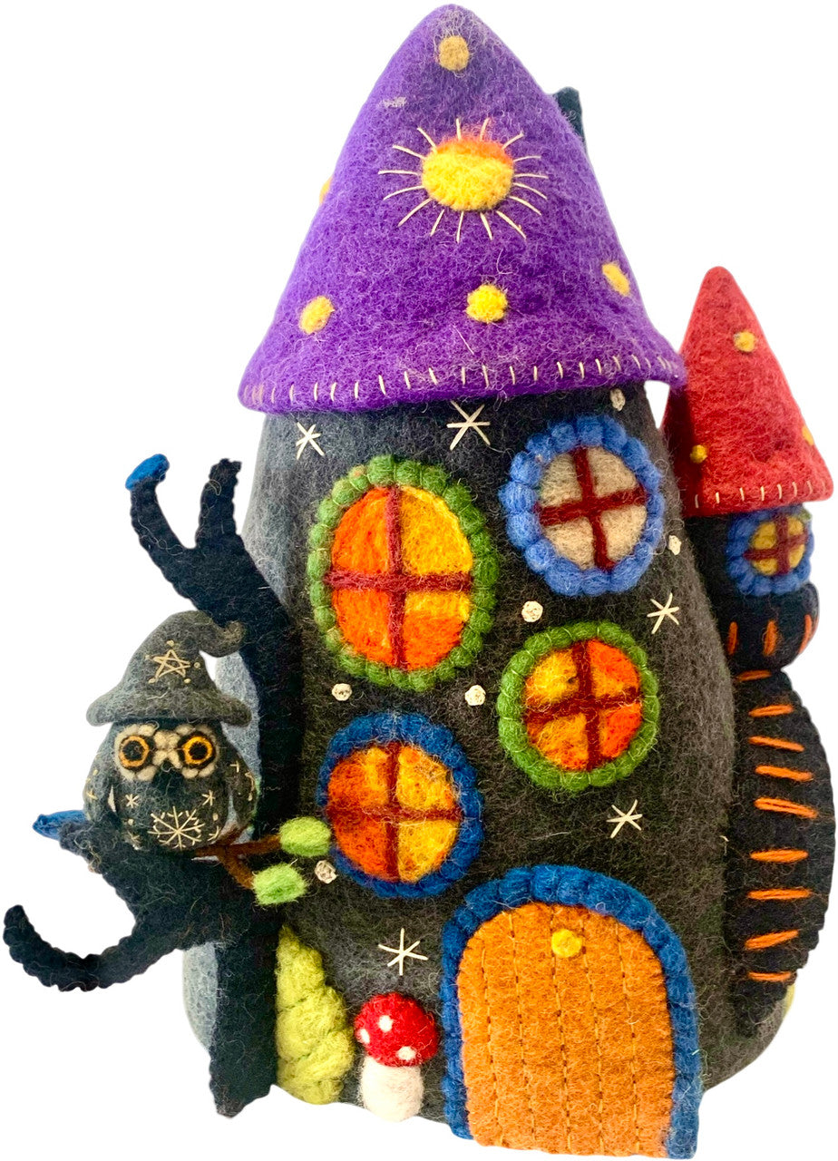 Wizard House & Owl (Felt)