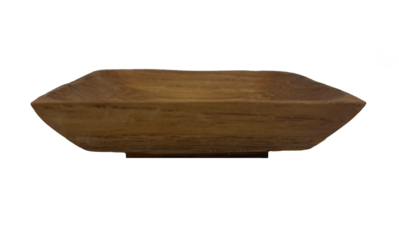 Square Wooden Bowls 2pc