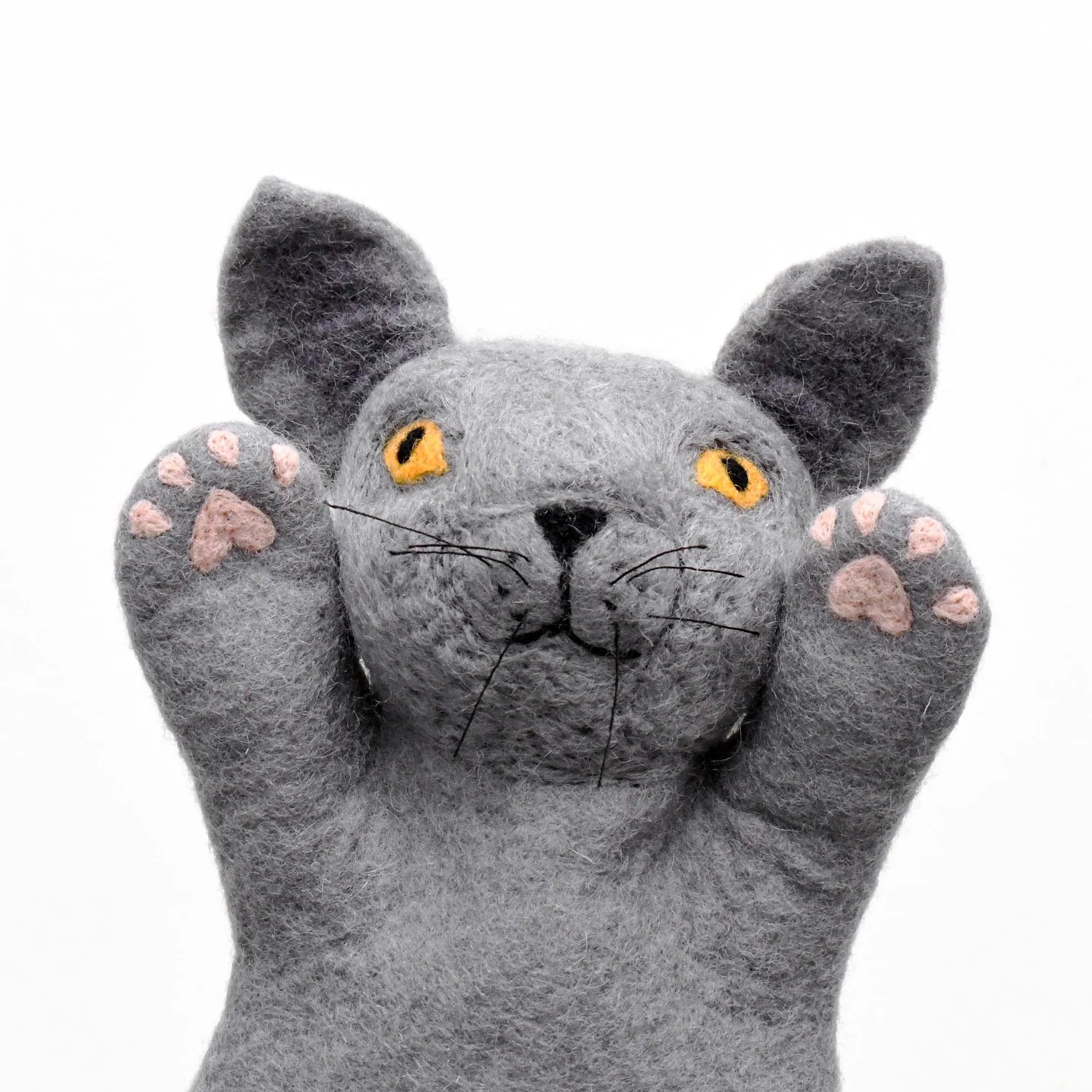 Felt British Shorthair Cat - Hand Puppet