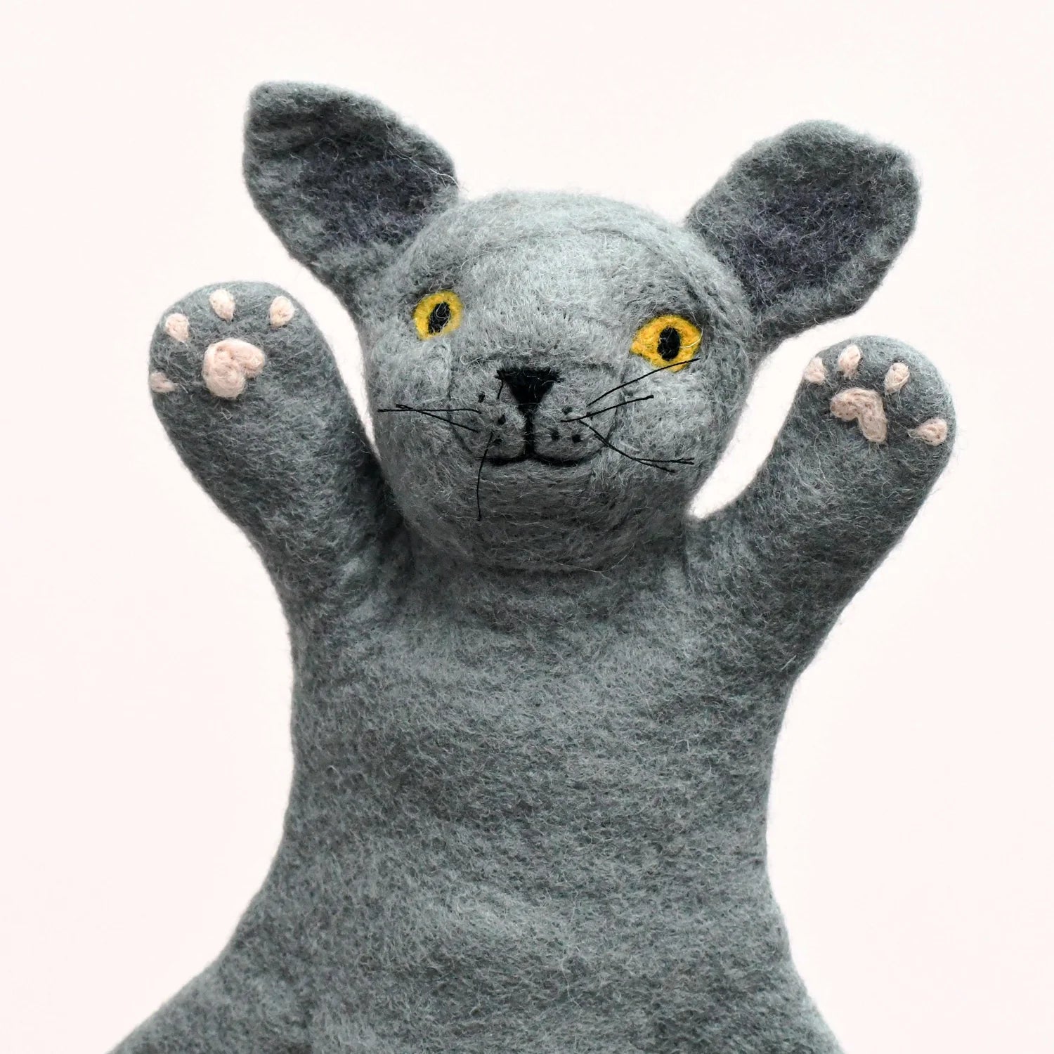 Felt British Shorthair Cat - Hand Puppet